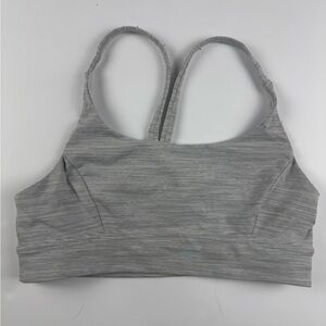 Lululemon Train Times Sports Bra in gray size 10